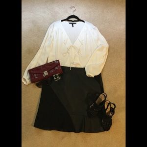 Faux Leather Skirt